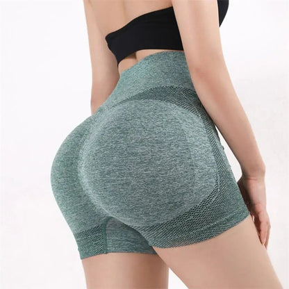 Short de yoga taille haute – Gainant, lifte les fesses & contrôle le ventre - Quadize