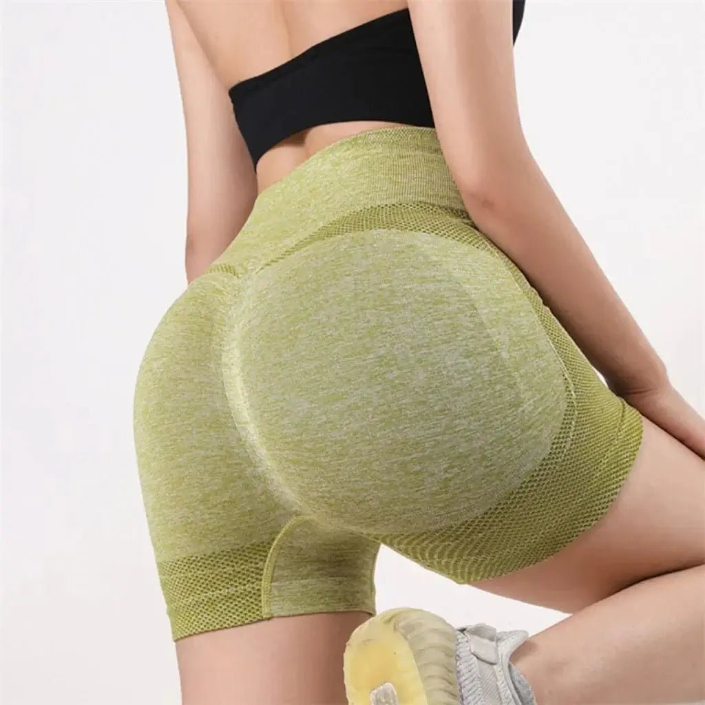 Short de yoga taille haute – Gainant, lifte les fesses & contrôle le ventre - Quadize