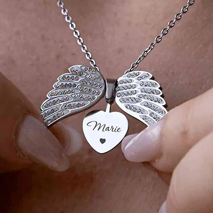 Collier Ange Gardien – Hommage à vos Grands-Parents + Porte-clés Gratuit