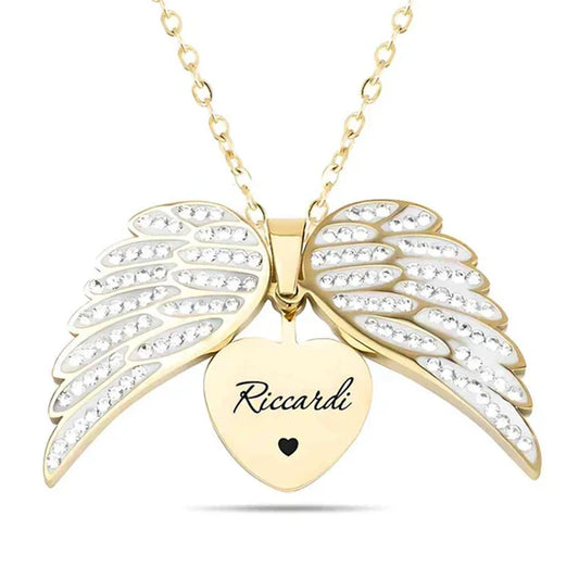 Collier Ange Gardien – Hommage à vos Grands-Parents + Porte-clés Gratuit