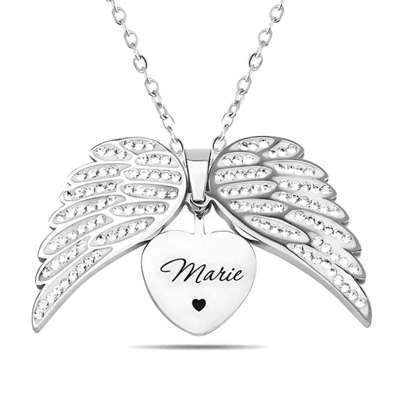 Collier Ange Gardien – Hommage à vos Grands-Parents + Porte-clés Gratuit