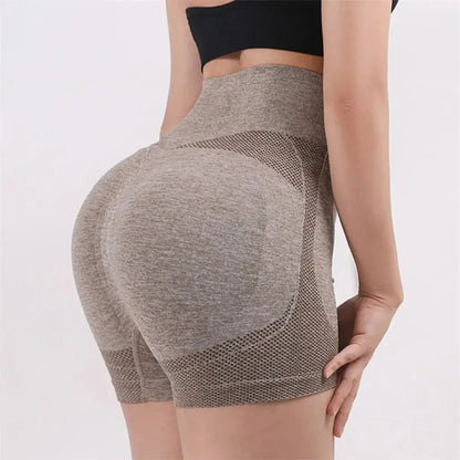Short de yoga taille haute – Gainant, lifte les fesses & contrôle le ventre - Quadize