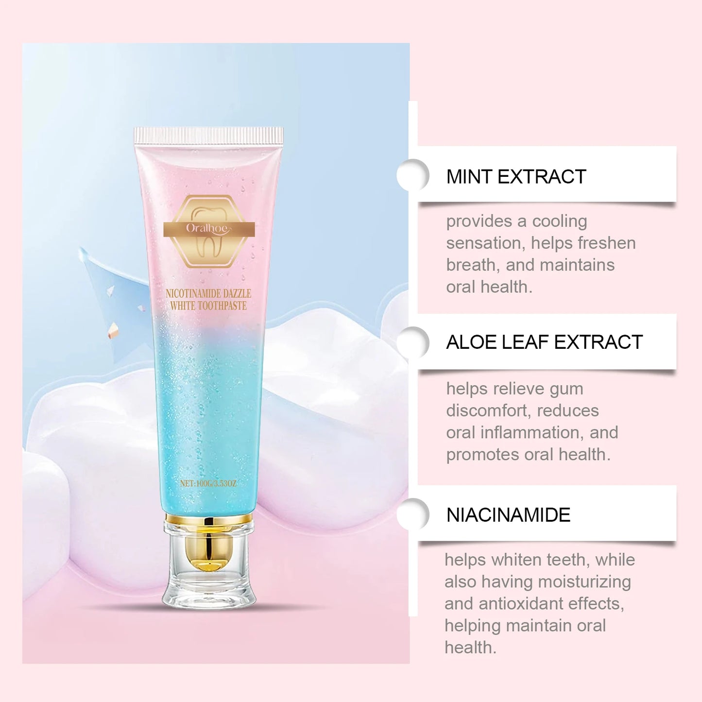 Eptchn Dentifrice Éclat Blanchissant