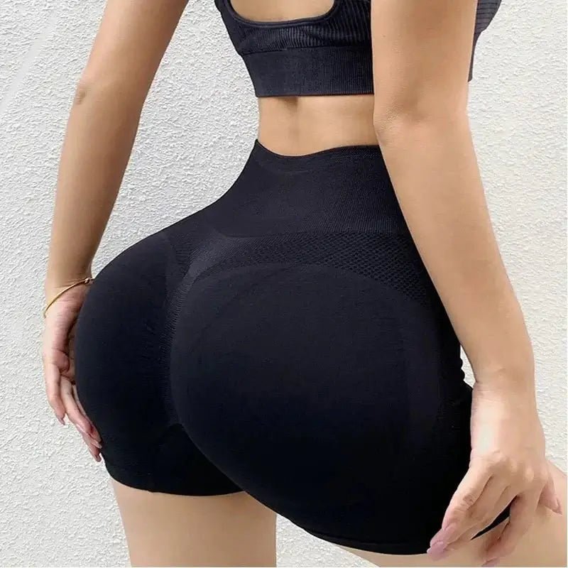 Short de yoga taille haute – Gainant, lifte les fesses & contrôle le ventre - Quadize